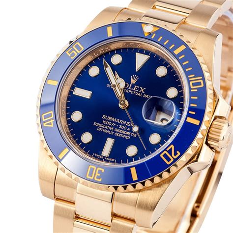 blue 18k submariner rolex|rolex 18k submariner price.